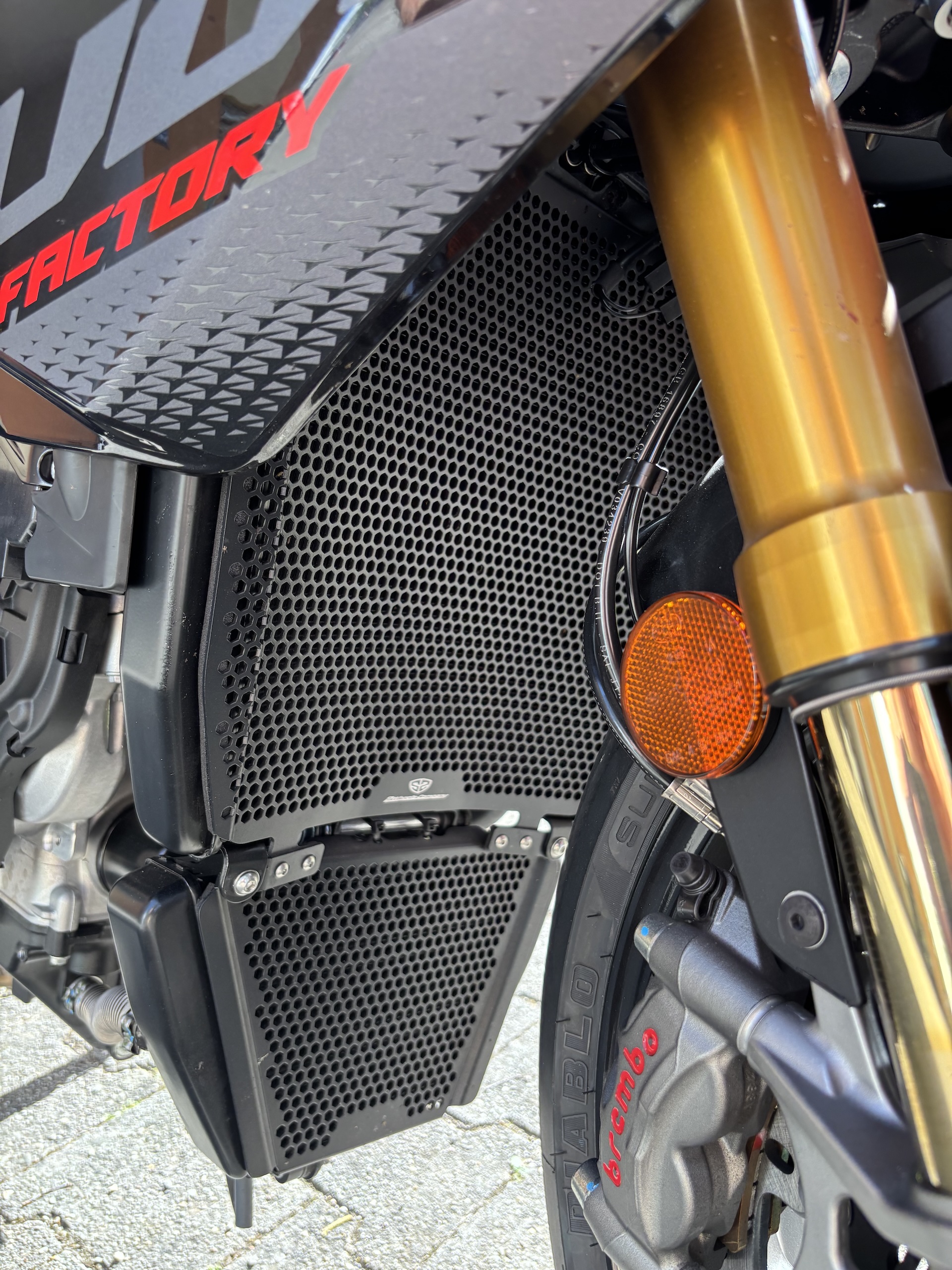 Radiator and Oil Cooler Protection for Aprilia Tuono V4 Factory 1100 – Installation Experience and Fitment Notes